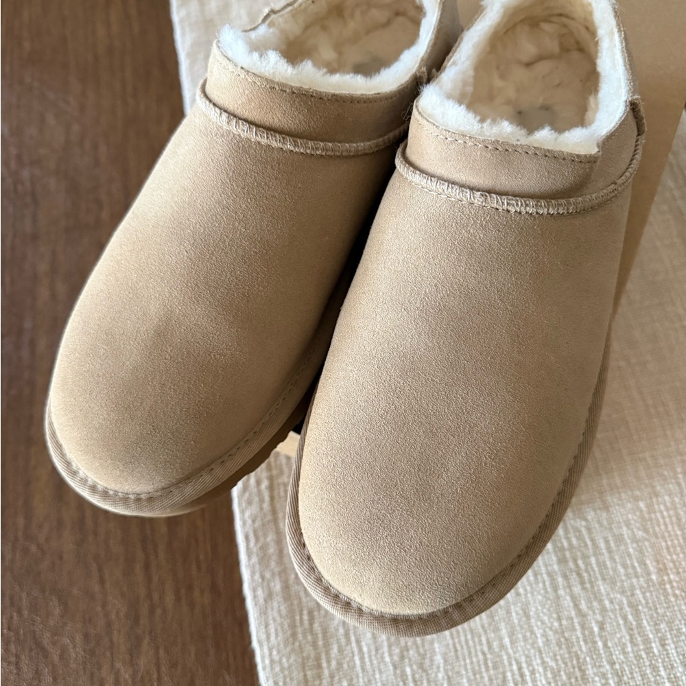 UGG classic micro in sand size 8.5